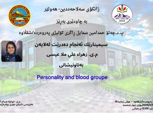 Personality and blood Groups